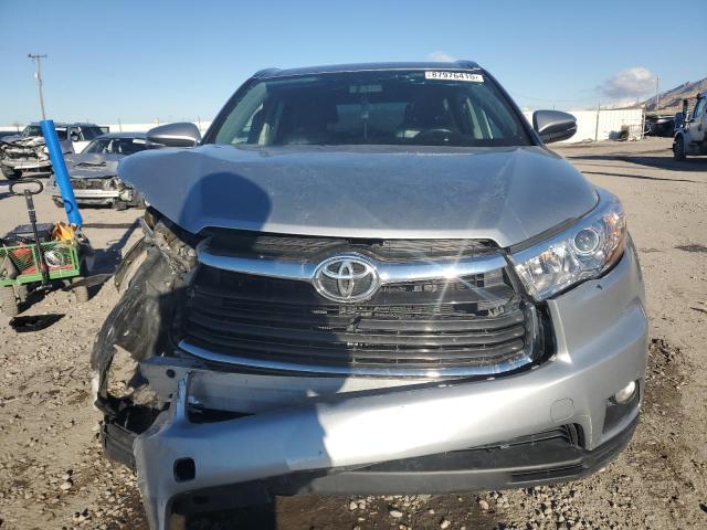 5TDJKRFH4FS136394 - 2015 TOYOTA HIGHLANDER XLE SILVER photo 5