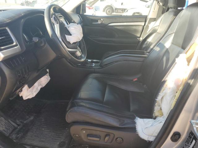 5TDJKRFH4FS136394 - 2015 TOYOTA HIGHLANDER XLE SILVER photo 7