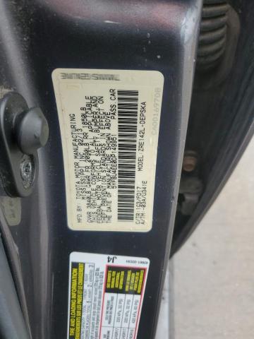 5YFBU4EE0DP149951 - 2013 TOYOTA COROLLA BASE Gri fotoğraf 12