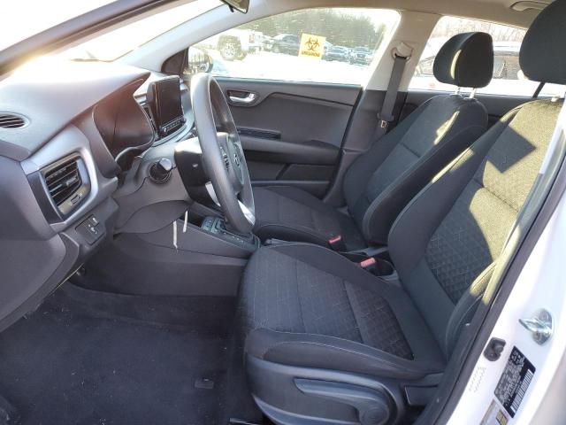 3KPA24AD2ME382844 - 2021 KIA RIO LX WHITE photo 7
