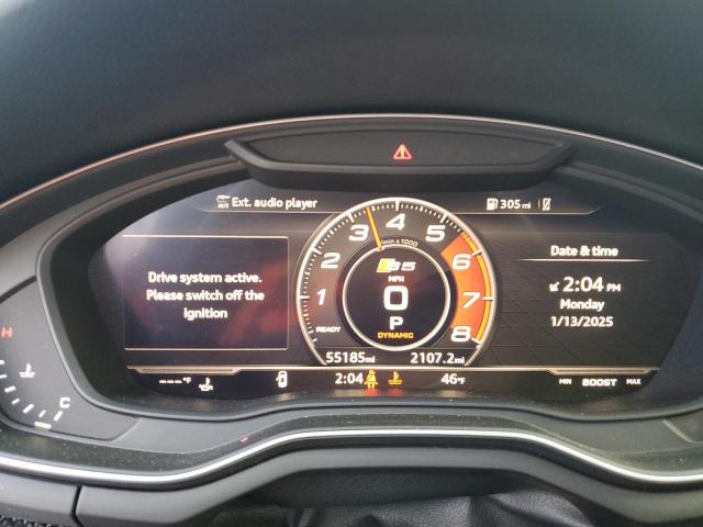 WAUC4CF54JA013803 - 2018 AUDI S5 PRESTIGE RED photo 9