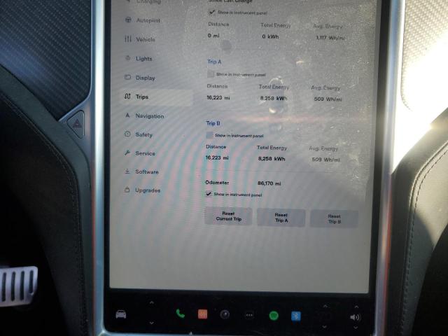 5YJXCDE4XHF053486 - 2017 TESLA MODEL X BLACK photo 9