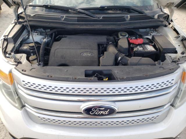 1FMHK7D87CGA98246 - 2012 FORD EXPLORER XLT WHITE photo 12