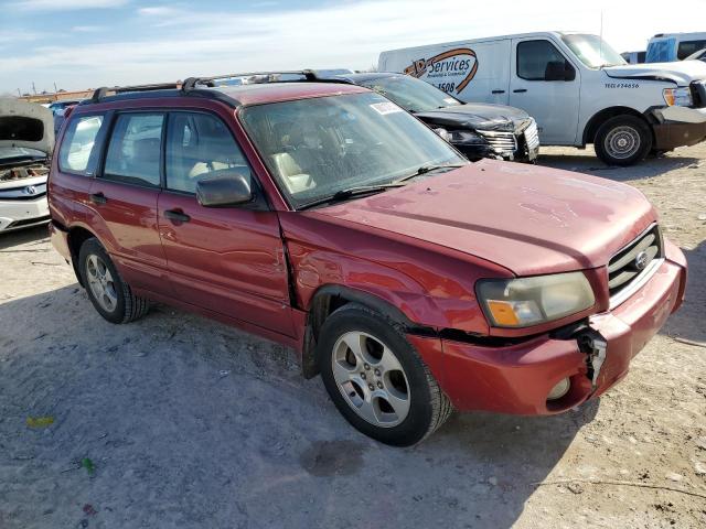 JF1SG65694H754645 - 2004 SUBARU FORESTER 2.5XS Rouge photo 4