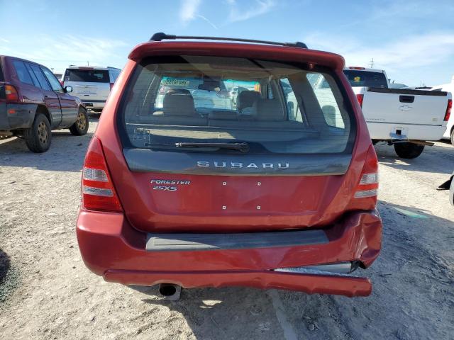 JF1SG65694H754645 - 2004 SUBARU FORESTER 2.5XS Rouge photo 6