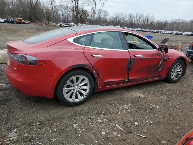 5YJSA1E27JF243863 - 2018 TESLA MODEL S წითელი ფოტო 3