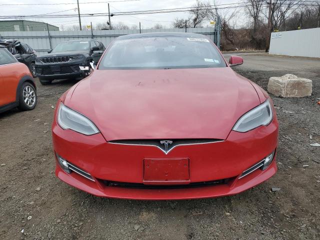 5YJSA1E27JF243863 - 2018 TESLA MODEL S წითელი ფოტო 5