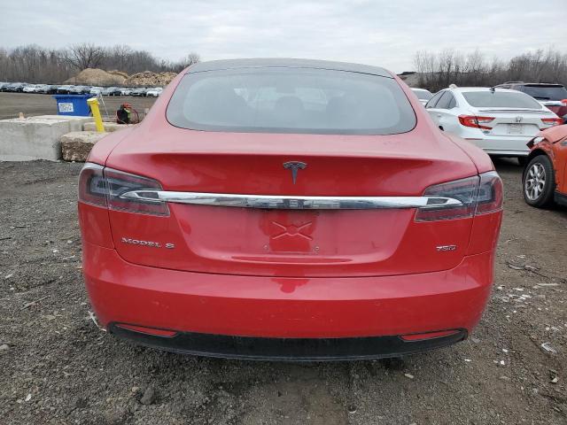 5YJSA1E27JF243863 - 2018 TESLA MODEL S წითელი ფოტო 6