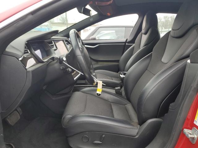 5YJSA1E27JF243863 - 2018 TESLA MODEL S წითელი ფოტო 7