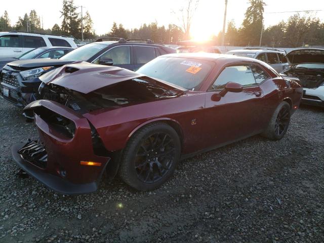2C3CDZFJXPH568210 - 2023 DODGE CHALLENGER R/T SCAT PACK BURGUNDY photo 1
