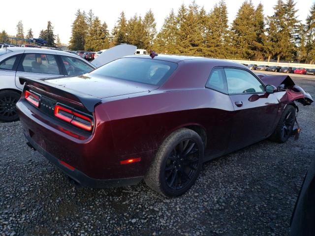 2C3CDZFJXPH568210 - 2023 DODGE CHALLENGER R/T SCAT PACK BURGUNDY photo 3