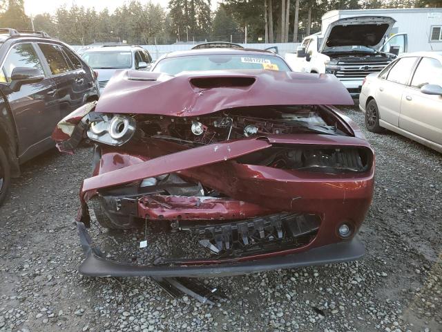 2C3CDZFJXPH568210 - 2023 DODGE CHALLENGER R/T SCAT PACK BURGUNDY photo 5