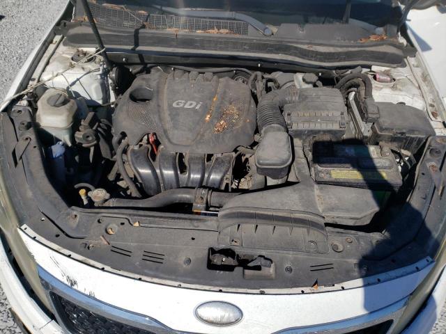 5XXGN4A75DG157885 - 2013 KIA OPTIMA EX WHITE photo 11