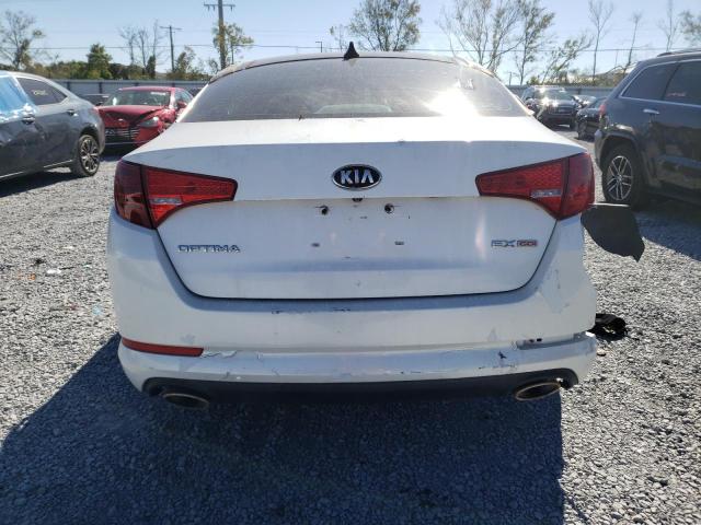 5XXGN4A75DG157885 - 2013 KIA OPTIMA EX WHITE photo 6