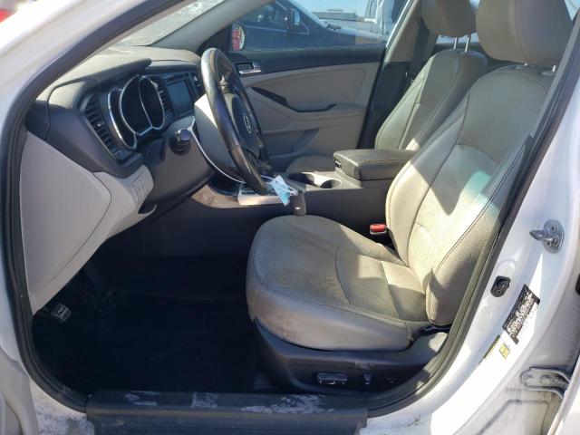 5XXGN4A75DG157885 - 2013 KIA OPTIMA EX WHITE photo 7