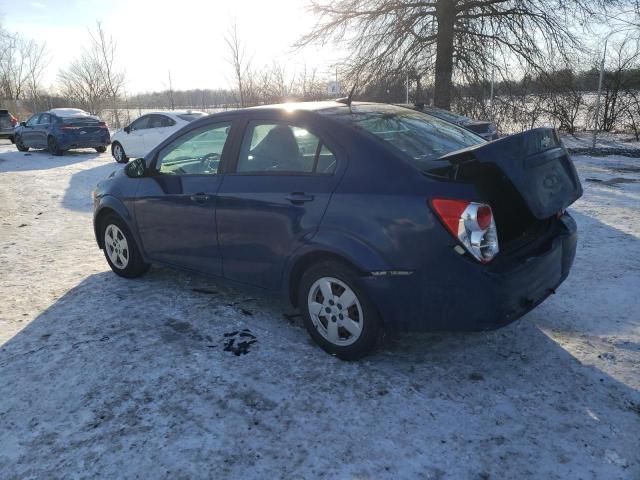 1G1JA5SH2E4118741 - 2014 CHEVROLET SONIC LS BLUE photo 2