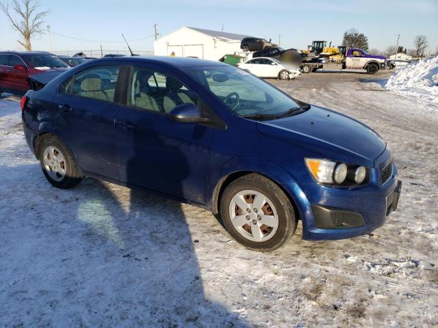 1G1JA5SH2E4118741 - 2014 CHEVROLET SONIC LS BLUE photo 4