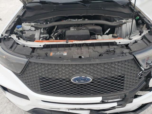 1FM5K8AW6LGC14144 - 2020 FORD EXPLORER POLICE INTERCEPTOR 白色 照片 12