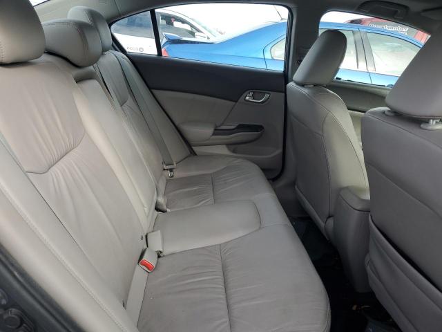 19XFB2F94CE013903 - 2012 HONDA CIVIC EXL ნაცრისფერი ფოტო 10