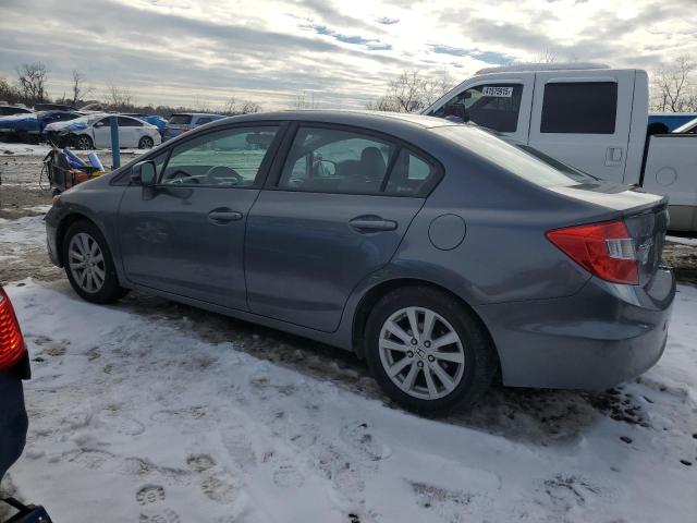 19XFB2F94CE013903 - 2012 HONDA CIVIC EXL ნაცრისფერი ფოტო 2