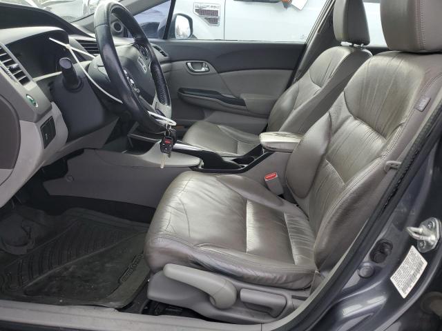 19XFB2F94CE013903 - 2012 HONDA CIVIC EXL ნაცრისფერი ფოტო 7