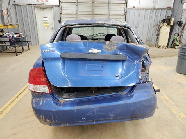 KL1TD56626B639396 - 2006 CHEVROLET AVEO BASE 蓝色 照片 6