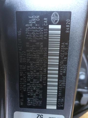 4T1G11AK1PU729656 - 2023 TOYOTA CAMRY SE NIGHT SHADE BLACK photo 13