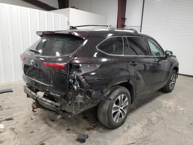 5TDGZRBHXNS201422 - 2022 TOYOTA HIGHLANDER XLE 棕色 照片 3