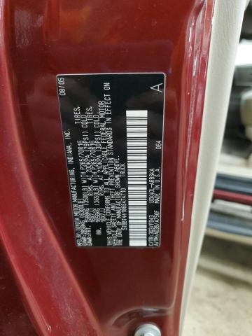 5TBBT44186S474710 - 2006 TOYOTA TUNDRA ACCESS CAB SR5 MAROON photo 12