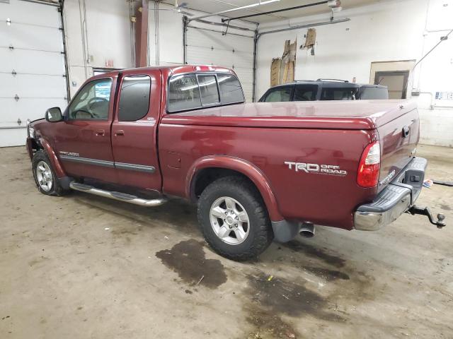 5TBBT44186S474710 - 2006 TOYOTA TUNDRA ACCESS CAB SR5 MAROON photo 2