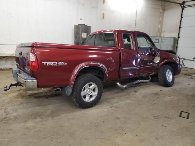 5TBBT44186S474710 - 2006 TOYOTA TUNDRA ACCESS CAB SR5 MAROON photo 3