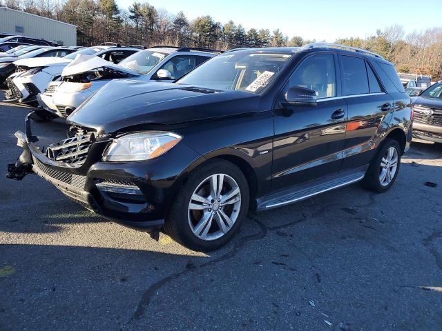 4JGDA5HB0CA014542 - 2012 MERCEDES-BENZ ML 350 4MATIC BLACK photo 1