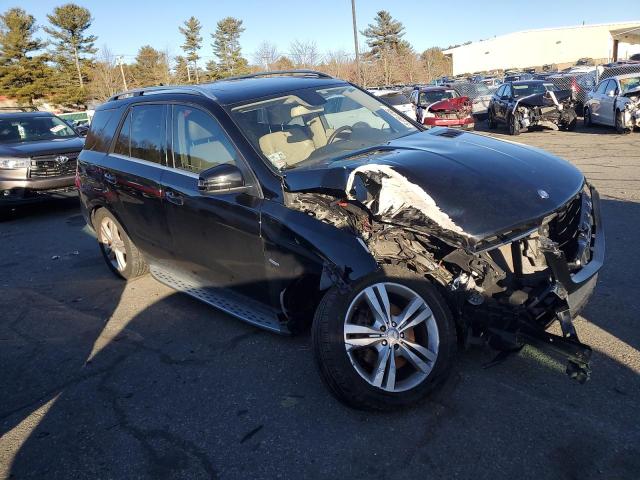 4JGDA5HB0CA014542 - 2012 MERCEDES-BENZ ML 350 4MATIC BLACK photo 4