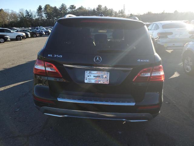 4JGDA5HB0CA014542 - 2012 MERCEDES-BENZ ML 350 4MATIC BLACK photo 6
