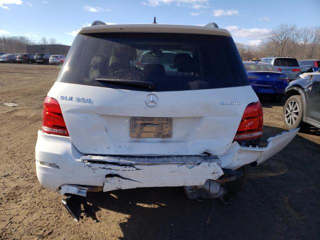 WDCGG8JB9FG439863 - 2015 MERCEDES-BENZ GLK 350 4MATIC WHITE photo 6