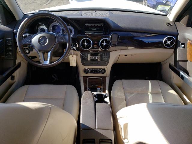 WDCGG8JB9FG439863 - 2015 MERCEDES-BENZ GLK 350 4MATIC WHITE photo 8