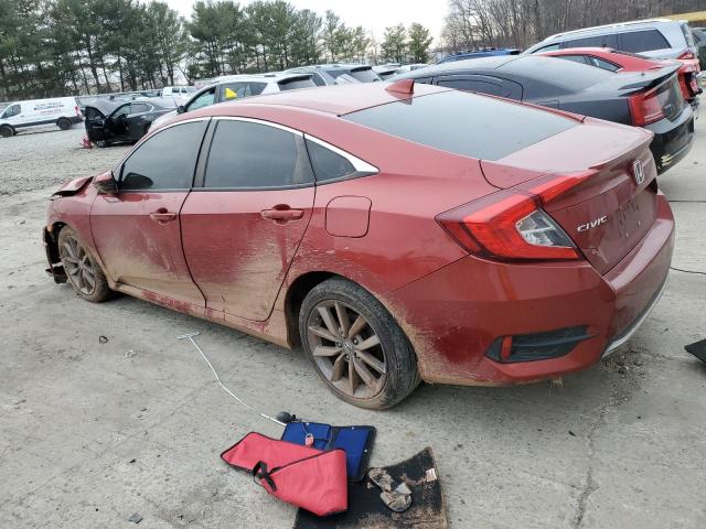 19XFC1F72LE202605 - 2020 HONDA CIVIC EXL წითელი ფოტო 2