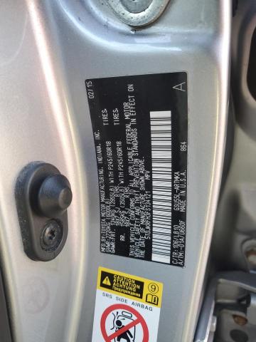 5TDJKRFH3FS134121 - 2015 TOYOTA HIGHLANDER XLE SILVER photo 12