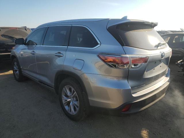 5TDJKRFH3FS134121 - 2015 TOYOTA HIGHLANDER XLE SILVER photo 2