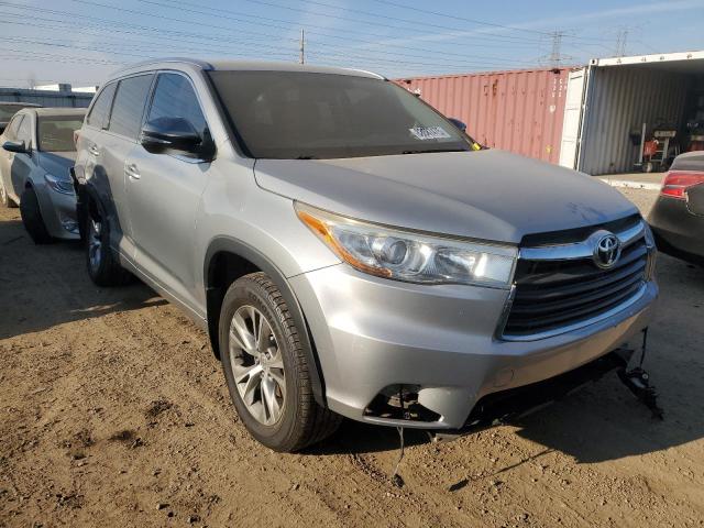 5TDJKRFH3FS134121 - 2015 TOYOTA HIGHLANDER XLE SILVER photo 4
