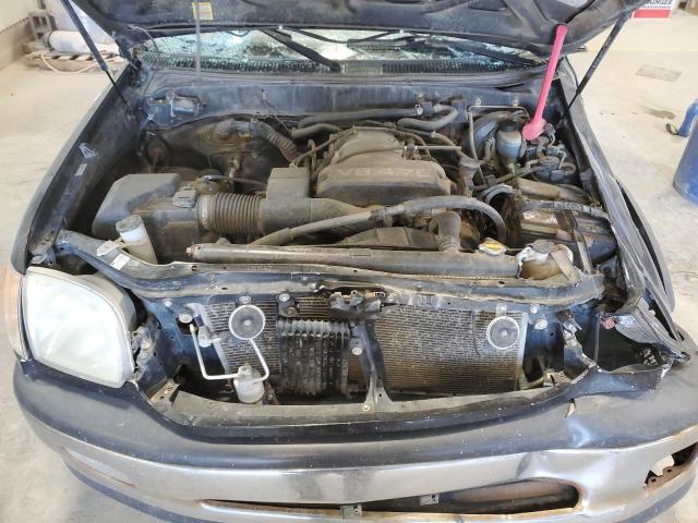 5TBBT4415YS071514 - 2000 TOYOTA TUNDRA ACCESS CAB ლურჯი ფოტო 11