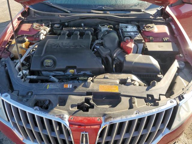 3LNHL2GC3CR822765 - 2012 LINCOLN MKZ RED photo 11