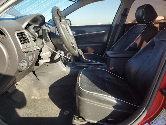 3LNHL2GC3CR822765 - 2012 LINCOLN MKZ RED photo 7