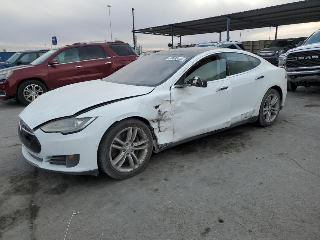 5YJSA1E18FF115906 - 2015 TESLA MODEL S WHITE photo 1