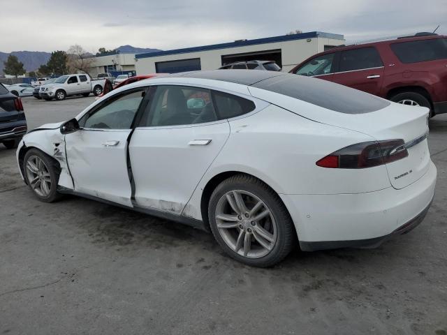 5YJSA1E18FF115906 - 2015 TESLA MODEL S WHITE photo 2