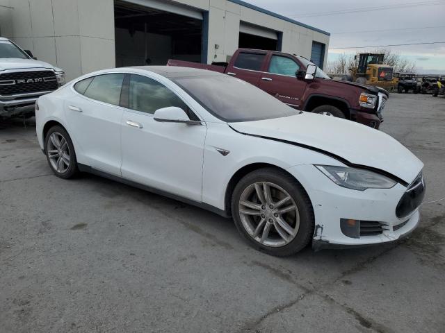 5YJSA1E18FF115906 - 2015 TESLA MODEL S WHITE photo 4