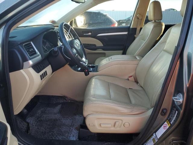 5TDJKRFH8ES029573 - 2014 TOYOTA HIGHLANDER XLE 绿色 照片 7