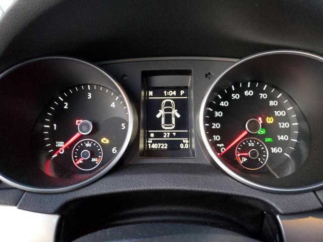 WVWDM7AJ0DW093529 - 2013 VOLKSWAGEN GOLF SILVER photo 9