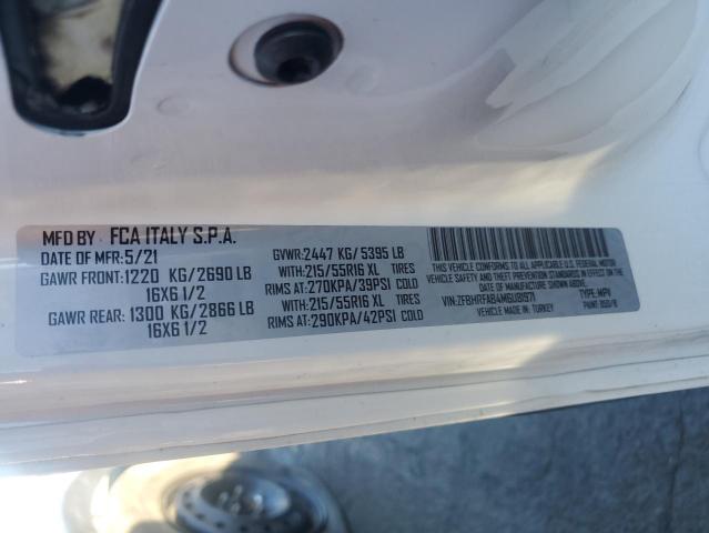 ZFBHRFAB4M6U81971 - 2021 RAM PROMASTER WHITE photo 13