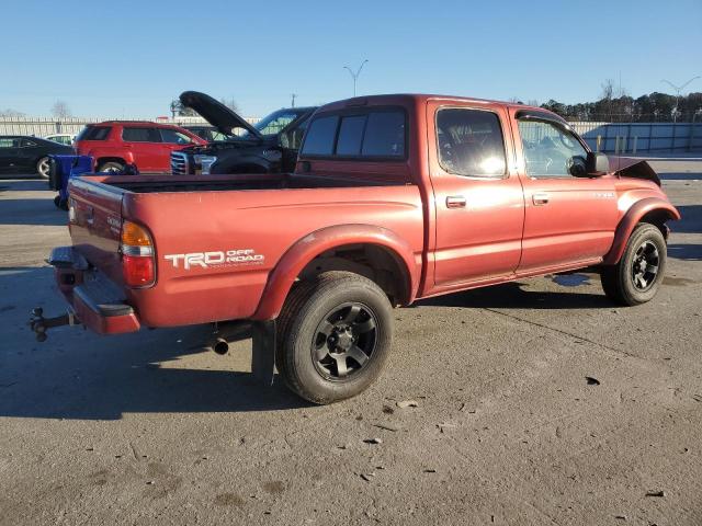 5TEGM92N22Z069520 - 2002 TOYOTA TACOMA DOUBLE CAB PRERUNNER RED photo 3